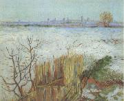 Snowy Landscape with Arles in the Background (nn04)